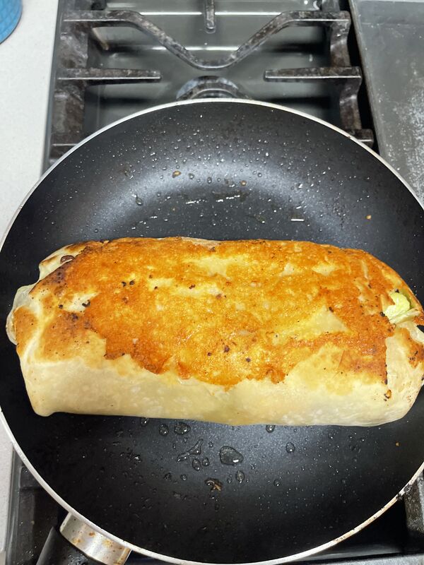 Loaded burrito - protein packed and ready to eat